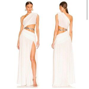 Bronx and Banco Jafari Maxi Dress White
